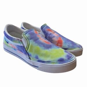 Nike Court Legacy Slip On Shoes Tie Dye Women's US 7.5 Athleisure Athletic